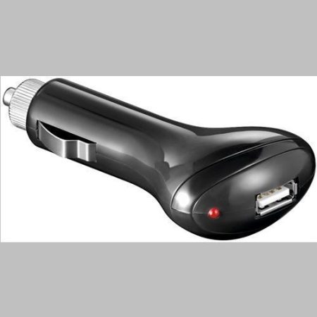 USB autós töltő 1000mA fekete GOOBAY (46974)