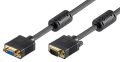   Quality VGA hosszabbító kábel 5m réz, 2 ferrit GOOBAY (50487)
