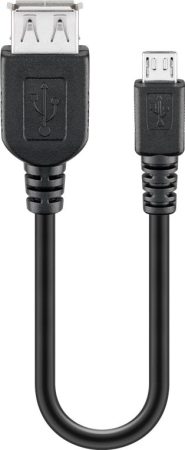 USB adapter A/F - Micro B/M 20 cm GOOBAY (95193)