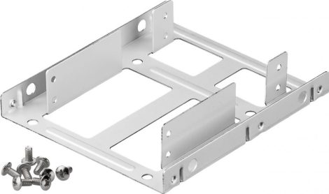 Winchester beépítő keret max. 2x2,5" HDD ->1x 3,5" helyre szürke GOOBAY (95875)