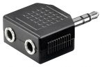 Audio adapter 2x3,5mm JackF->3,5mm JackM GOOBAY (11104)