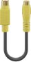 XADAPRCADIN4 RCA(F) - MiniDin4(M) adapter GOOBAY (60845)