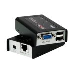   Console mini extendert USB+VGA Cat5e kábelen 100m garcserés 1280x1024 ATEN CE100