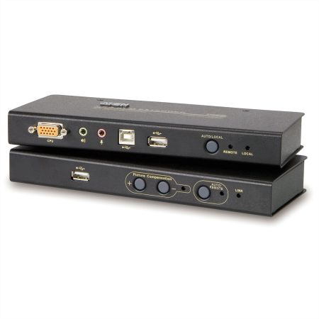 Console extender USB+VGA+audio Cat5e kábelen 250m 1024x768 ATEN CE800B
