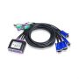 CPU Switch - 4 PC PS2+kábel, audio, 2048x1536 ATEN CS64AA