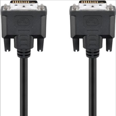 DVI kábel DVI M/M 24+1 2 m dual link  (S-3641)
