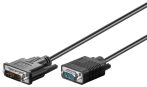 DVI kábel DVI M/VGA HD15 M 3 m GOOBAY (50991)