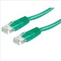 FTP patch kábel 7m (CAT.5e) zöld KTI Networks