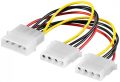   Y tápkábel 5,25"- 5,25" MOLEX 16 cm GOOBAY (50684)