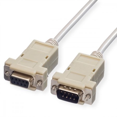 RS-232 soros / mouse hosszabbító kábel 1,8m DB9M/F szerelt VALUE (11.99.6218)
