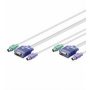 PS/2 VGA/Keyboard/Mouse Switch kábel 2m M/F GOOBAY (68012)