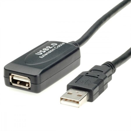 USB 2.0 aktív hosszabbító 15m ROLINE (12.04.1091)