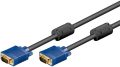   Quality VGA kábel  1,8m M/M CCA, 2 ferrit GOOBAY PPVGA-6B helyett (93368)