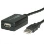 USB 2.0 aktív hosszabbító 12m VALUE (12.99.1110)