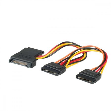 SATA tápkábel átalakító SATA -> 3 x SATA ROLINE (11.03.1041)