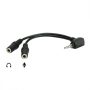   Okostelefon kábel 4 Pin/3.5 mm Jack->2x3 Pin/3.5 mm alj ROLINE (11.09.4441)
