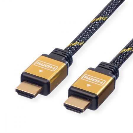 HDMI kábel Ethernettel (aranyozott) 5m ROLINE GOLD (11.04.5505)