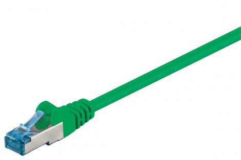 CAT.6A S/FTP patch kábel 0,5 m PIMF, LSOH, zöld GOOBAY (93660)