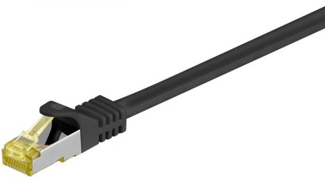 CAT.7 S/FTP patch kábel 10 m PIMF, LSOH, fekete GOOBAY (91644)