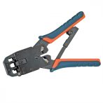   Krimpelő fogó RJ10, RJ11, RJ12, RJ45 Multifunkcionális, racsnis (25.99.8790)