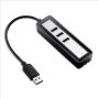   USB 3.0 adapter to Gigabit Ethernet Converter + 3 portos HUB VALUE (12.99.1108)