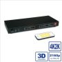   ROLINE HDMI Matrix Switch, 4Kx2K, 4xIN -2OUT, távirányítós (14.01.3578)