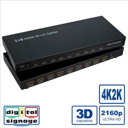 ROLINE HDMI Splitter 4Kx2K, 8 port (14.01.3582)