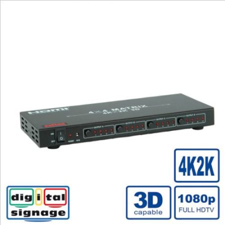 ROLINE HDMI Matrix Switch, 4x4t (14.01.3567)