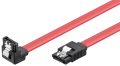   Serial ATA kábel 0,5m "L" alak clip GOOBAY (93116)