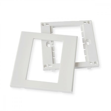 Műanyag előlap 86x86mm, fehér VALUE (25.99.8200)