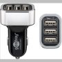   USB autós töltő TRIO 5,5A 3xUSB alj 2,4A/port 12V/24V fekete GOOBAY (44211)