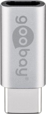 USB 3.1 - USB 2.0 micro B adapter ezüst GOOBAY (56636)