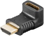 HDMI adapter HDMI 19pin M/HDMI 19pin F 90° GOOBAY (68782)