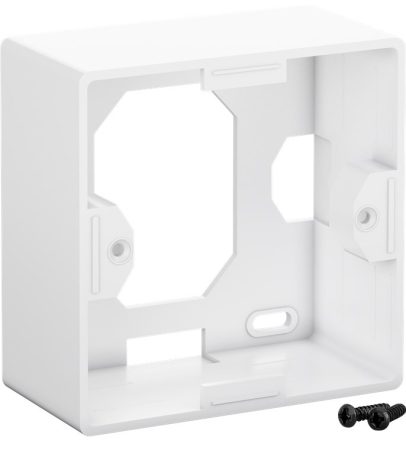 Keystone kiemelő keret 80x80mm, üres, fehér GOOBAY (96502)