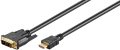 DVI kábel DVI M/HDMI M 1m GOOBAY (51579)
