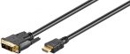 DVI kábel DVI M/HDMI M 1m GOOBAY (51579)