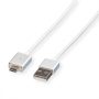   USB kábel A -micro B 2.0 mágnes csatlakozós kábel 1m ROLINE (11.02.8312)