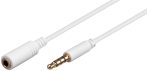   Audio kábel hosszabbító 4 pin / 3,5 jack 2m GOOBAY (62362)