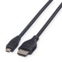 ROLINE Kábel HDMI-Micro HDMI Ethernet 2m (11.04.5581)