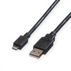 USB Kábel A - Micro B 2.0 0.8m ROLINE (11.02.8754)
