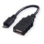 ROLINE Kábel USB 2.0 OTG kábel 0.15m (11.02.8311)