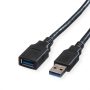   USB 3.0 hosszabbító kábel A-A M/F 1,8m ROLINE (11.02.8978)