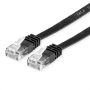 VALUE Kábel UTP CAT6 lapos kivitel 1 m fekete (21.99.0961)
