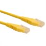 ROLINE UTP patch kábel Cat6, sárga, 20m (21.15.1602)
