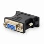   GEMBIRD DVI-VGA adapter DVI M/HD15 F fekete GEMBIRD (A-DVI-VGA-BK) A-DVI-VGA-BK