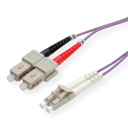 FOM4LC1 Optikai patch kábel OM4 LC/SC 0,5m 50/125 VALUE  (21.99.8760)
