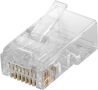   RJ45 dugó 8P8C/db (UTP) CAT.6 fali + lengő, AWG 23-26 (93828)