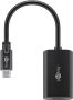   USB 3.1 - HDMI F adapter kábel 20cm 4K2K@60Hz fekete GOOBAY (38532)
