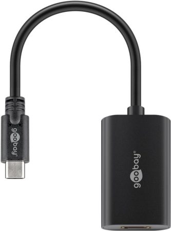 USB 3.1 - HDMI F adapter kábel 20cm 4K2K@60Hz fekete GOOBAY (38532)