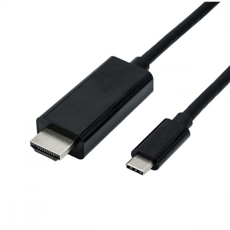 USB 3.1 adapter C/M - HDMI M kábel 1m ROLINE (11.04.5840)